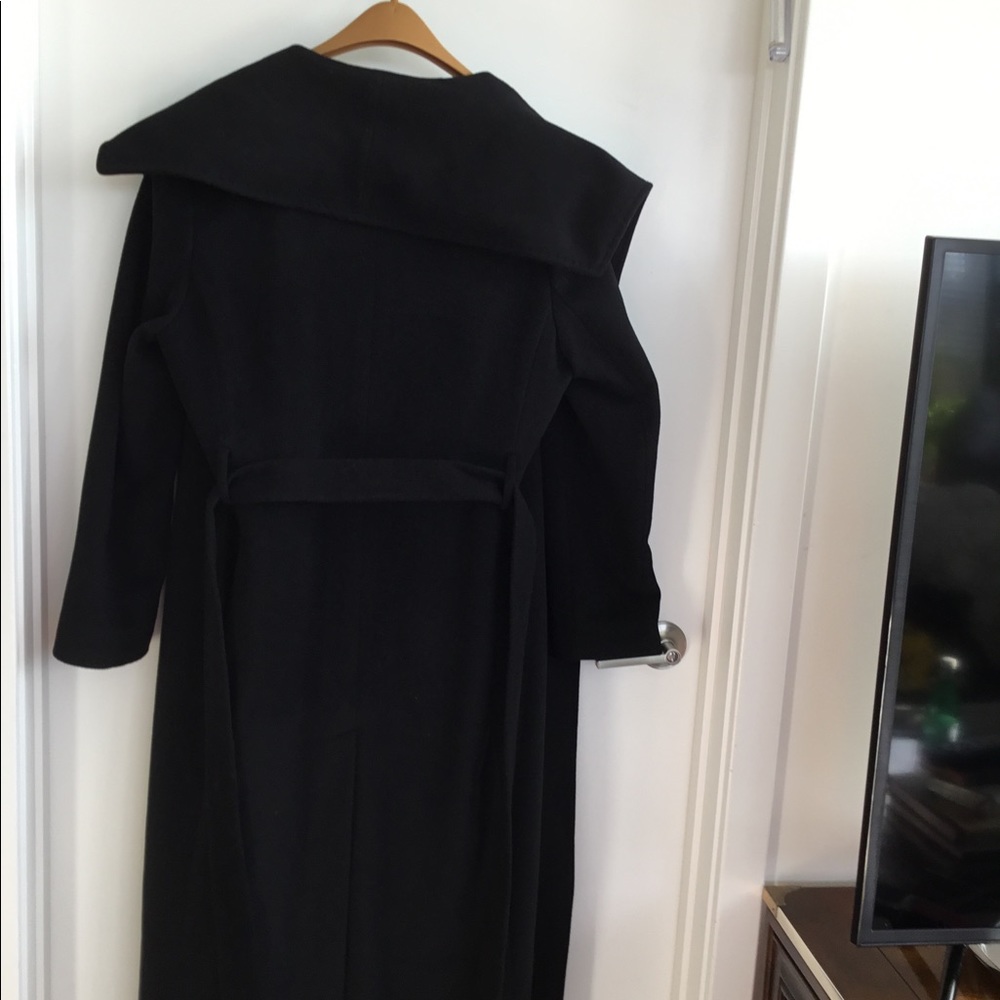 Ellen Tracy Black Wool Coat $240 Size 14 - Picture 4 of 6